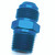 High Performance -6AN to 1/4 NPTF Adapter Fitting | Lightweight Aluminum | Blue Anodized | Reusable | Made in U.S.A