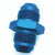 Upgrade with SpeedFX -8AN Flare Union Coupler Fitting | Aluminum Blue Finish | Leak-Proof Seal | Made in U.S.A