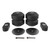 Timbren Helper Spring Kit DF25004B SES Suspension Enhancement Systems; Rubber Spring; Frame Mount; AEON Hollow Rubber; With Helper Springs Only