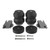 Timbren Helper Spring Kit DR3500CA SES Suspension Enhancement Systems; Rubber Spring; Frame Mount; AEON Hollow Rubber; With Helper Springs/Brackets/Hardware