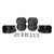 Fits 2011-2016 Ford F-250 Super Duty Timbren Helper Spring Kit FR250SDG SES Suspension Enhancement Systems; Rubber Spring; Frame Mount; With Helper Springs/Brackets/Hardware