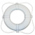 Taylor Made Life Buoy | 24 Inch Diameter Ring | USCG Approved | Paintable Vinyl Skin | 16.5lb Buoyancy | Limited Warranty