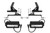 Ford F-150 2009-2014 Rear Bumper Mount | Bolt-On | Black Steel | Fits 6 Inch Light Bar