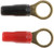 Dorman Wire Terminal End 84614 Conduct-Tite; 3/8 Inch Ring Terminal; 8 Gauge Wire; Black/Red; Pack of 10