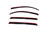Custom Fit Smoke Acrylic Ventvisor Sets for 07-21 Toyota Tundra | Streamlined Design, Prevents Sun Glare, Enhances Airflow