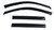 2008-2013 Toyota Highlander | Rainguard Set of 4 | Aerodynamic Design, Tape-On, UV Resistant