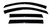 Enhance Your Ride | Smoke Tape-On Rainguard | Fits 2000-2006 Tahoe, Yukon, Escalade | Aerodynamic Design, Set of 4