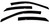 Custom Fit | Smoke Ventvisor Set for 1996-2007 Ford Taurus | Aerodynamic Design