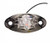 Valterra Clearance Light | Dragon's Eye Design | LED Oval Waterproof Light | 2-5/8" x 1-1/4" | Red Lens