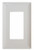 Valterra Switch Plate Cover | 1 Speed Decor Switch Opening, White | Snap-On, Easy Install