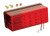 Wesbar 8-Function Trailer Light | LED Red Lens Tail Light for Wide Trailers