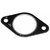 Durable 2 Bolt Flange Gasket | High-Temperature Graphite | Easy Installation | OE Replacement