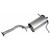 Fits 2006-2008 Subaru Forester Walker Exhaust Exhaust Muffler 54767 Quiet-Flow SS Muffler Assembly; OE Replacement