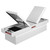 Weather Guard Gull Wing Crossover Tool Box | Smooth White Steel | One-Handed Opening | Spacious Truck Suspended Design