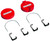 Red Weather Guard Conduit Carrier Kit | Fits All-Purpose Racks | Includes Hardware | Easy Installation