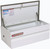 Secure, Durable White Steel Tool Box | Fits Tight Against Pickup Bed | Tamper-Resistant Lock | 90° Cover Access