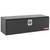 Diamond Tread Black Aluminum Underbed Tool Box | Fits Flatbed, Dump Truck | Weather Guard | 60-1/8x18x18