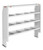 Ultimate Van Storage System Shelf Unit | Weather Guard | Tapered End Panels, Deeper Adjustable Shelves, 16 Dividers