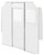 2014-2023 Ram ProMaster Bulkhead Divider | White Steel Full Bulkhead with Window