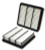Wix Filters Air Filter 49070 OEM Replacement; White; Fiber; Panel