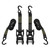 Heavy-Duty 14' SmartStraps Tie Down Straps | Tactical Ratchet Straps Set, 5000lb Capacity, Coated S-Hooks, Extra-Long Webbing