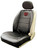 Plasticolor Seat Cover 008585R01 Low Back/Sideless; Dodge//Logo; Fabric; Black/Blue/White/Red; Single; With Headrest Cover