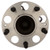 High Performance Wheel Hub Assembly | Fits 2008-2014 Acura TSX, Honda Accord | Quiet, Safe, Durability