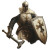 War Cleric Armor Shield Vinyl Car Decal Sticker – Waterproof & UV-Resistant 4.0"