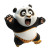 Kung Fu Panda Falling Vinyl Car Decal Sticker – Waterproof & UV-Resistant 4.0"