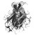 Spawn Traditional Tattoo Nychos Vinyl Car Decal Sticker – Waterproof & UV-Resistant 4.0"