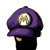 Waluigi Cap Vector Cartoon Vinyl Car Decal Sticker – Waterproof & UV-Resistant 4.0"