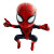 3D Cute Spiderman Chibi Vinyl Car Decal Sticker – Waterproof & UV-Resistant 4.0"