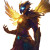 Azir League Legends Golden Light Vinyl Car Decal Sticker – Waterproof & UV-Resistant 4.0"