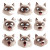 Colorpoint Ragdoll Emoji Pack Vinyl Car Decal Sticker – Waterproof & UV-Resistant 4.0"