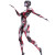 Cybernetic Woman Dynamic Postures Vinyl Car Decal Sticker – Waterproof & UV-Resistant 4.0"