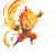 Dynamic Sun Wukong Illustration Vinyl Car Decal Sticker – Waterproof & UV-Resistant 4.0"