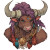 Female Tauren Vinyl Car Decal Sticker – Waterproof & UV-Resistant 4.0"