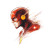 Flash Superhero Side 2D Vinyl Car Decal Sticker – Waterproof & UV-Resistant 4.0"