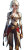 Genshin Style Female Character Vinyl Car Decal Sticker – Waterproof & UV-Resistant 4.0"