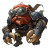 Gnomish Knight Crab Armor Vinyl Car Decal Sticker – Waterproof & UV-Resistant 4.0"