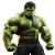 Hulk Sci Fi White Vinyl Car Decal Sticker – Waterproof & UV-Resistant 4.0"