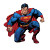 Superman Kneeling Pop Art Vinyl Car Decal Sticker – Waterproof & UV-Resistant 4.0"