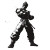 Tekken Silhouette Black White Vinyl Car Decal Sticker – Waterproof & UV-Resistant 4.0"