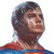 Vacuum Sealed Superman Face Vinyl Car Decal Sticker – Waterproof & UV-Resistant 4.0"