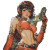 Scifi Woman Masamune Shirow Vinyl Car Decal Sticker – Waterproof & UV-Resistant 4.0"