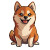 Shiba Dog Logo Hd Vinyl Car Decal Sticker – Waterproof & UV-Resistant 4.0"