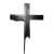 Upside Down Cross Black White Vinyl Car Decal Sticker – Waterproof & UV-Resistant 4.0"