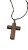 Wooden Cross Necklace Tablecloth Vinyl Car Decal Sticker – Waterproof & UV-Resistant 4.0"
