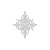 Gothic Symbol Black White Vinyl Car Decal Sticker – Waterproof & UV-Resistant 4.0"