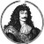Louis Xiv Portrait Outline Vinyl Car Decal Sticker – Waterproof & UV-Resistant 4.0"